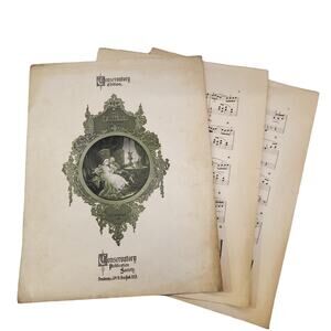 The Flatterer La Lisonjera before 1897 Vintage Sheet Music Vintage Broadway Musi